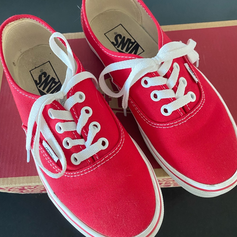 Red women’s vans